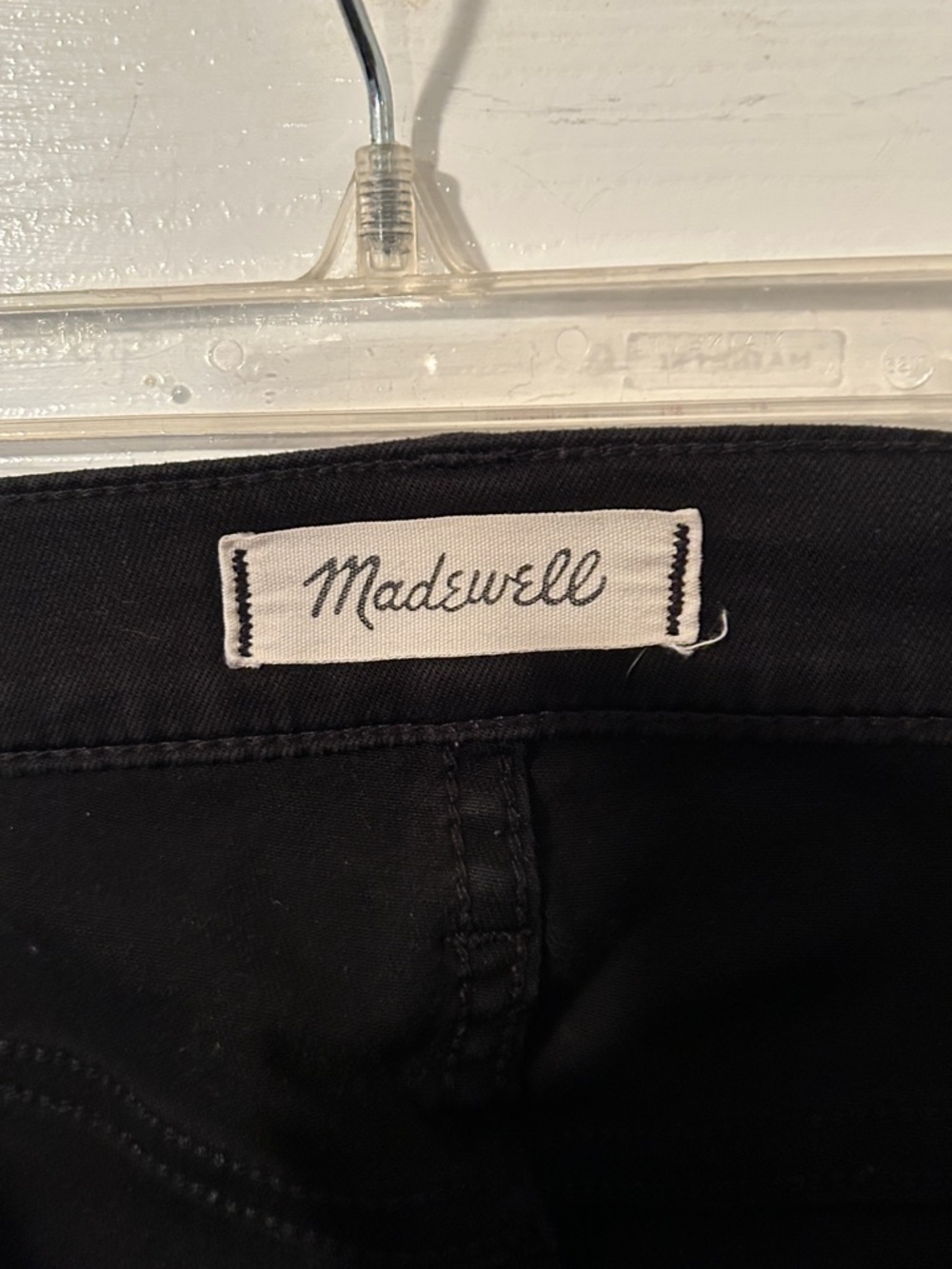 Madewell Jet Black High-Rise Skinny Jeans - Picture 2 of 6